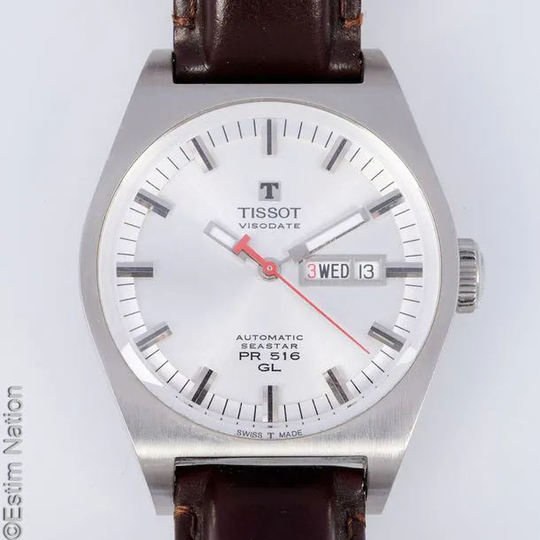 Tissot Visodate PR516 40mm Stainless steel Silver