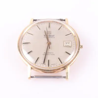 Tissot Visodate 33.5mm Yellow gold Cream