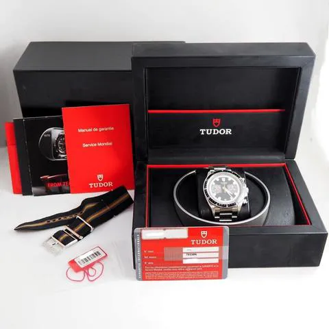 Tudor Heritage Chrono 70330N 42mm Stainless steel Black 1