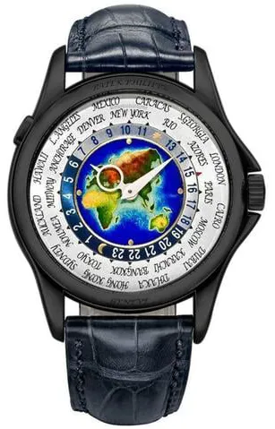 Patek Philippe World Time 5131G-001 39.5mm White gold White