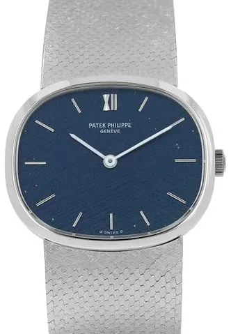 Patek Philippe Ellipse 3545 White gold Blue