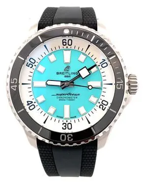 Breitling Superocean A17376211L2S1 44mm Stainless steel Turquoise