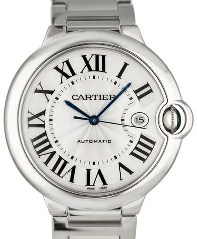 Cartier Ballon Bleu de Cartier 3000 42mm White gold Silver