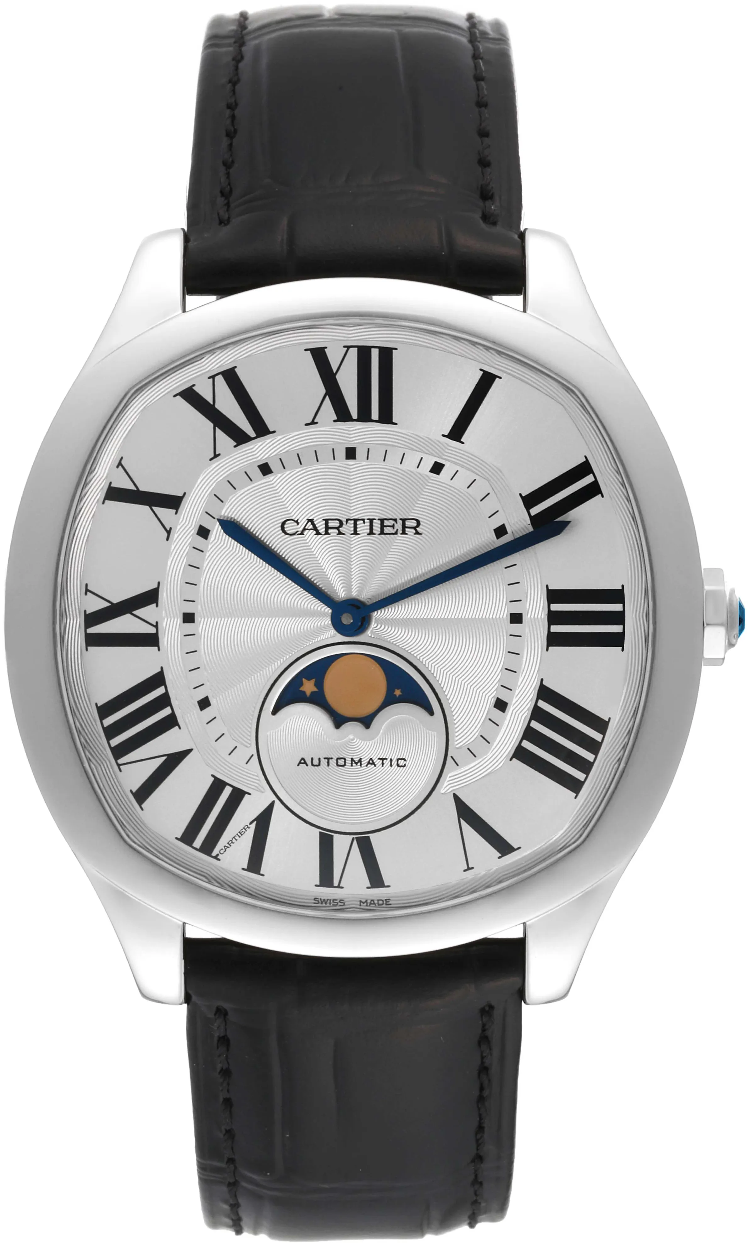 Cartier Drive de Cartier WSNM0008 40mm Stainless steel Silver Guilloche 1