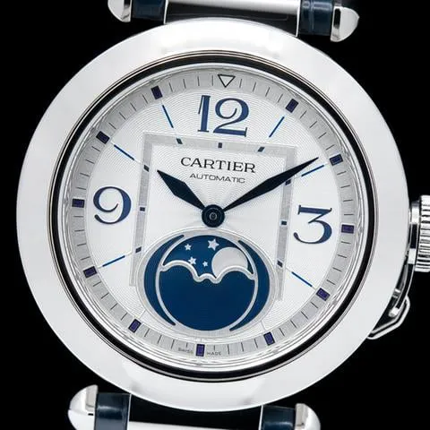 Cartier Pasha de Cartier WSPA0030 41mm Steel Silvered guilloche 1