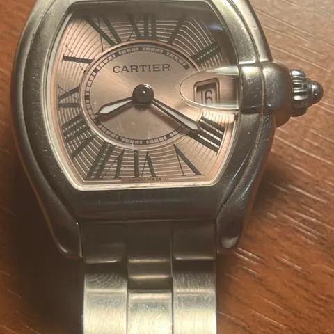 Cartier Roadster W62017V3 36.5mm Stainless steel Rose 5