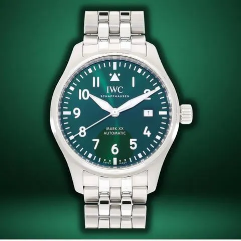 IWC Pilot IW3282-06 40mm Stainless steel Green