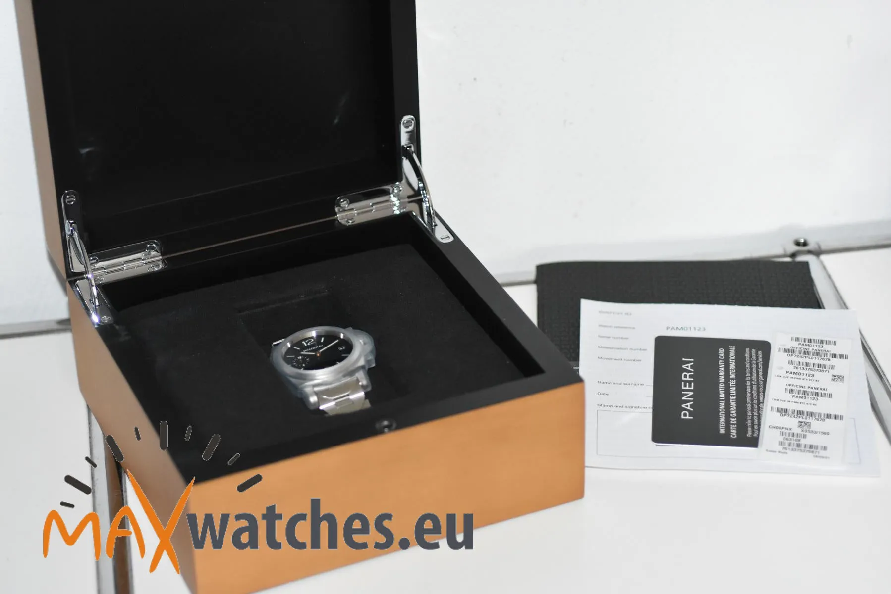 Panerai Luminor Marina PAM 01123 38mm Stainless steel Blue 11