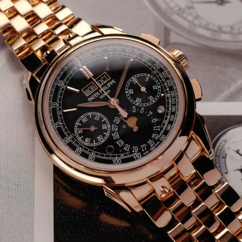 Patek Philippe Perpetual Calendar Chronograph 5270/1R-001 41mm or rose Black 4