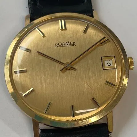 Roamer 34mm Yellow gold Gold