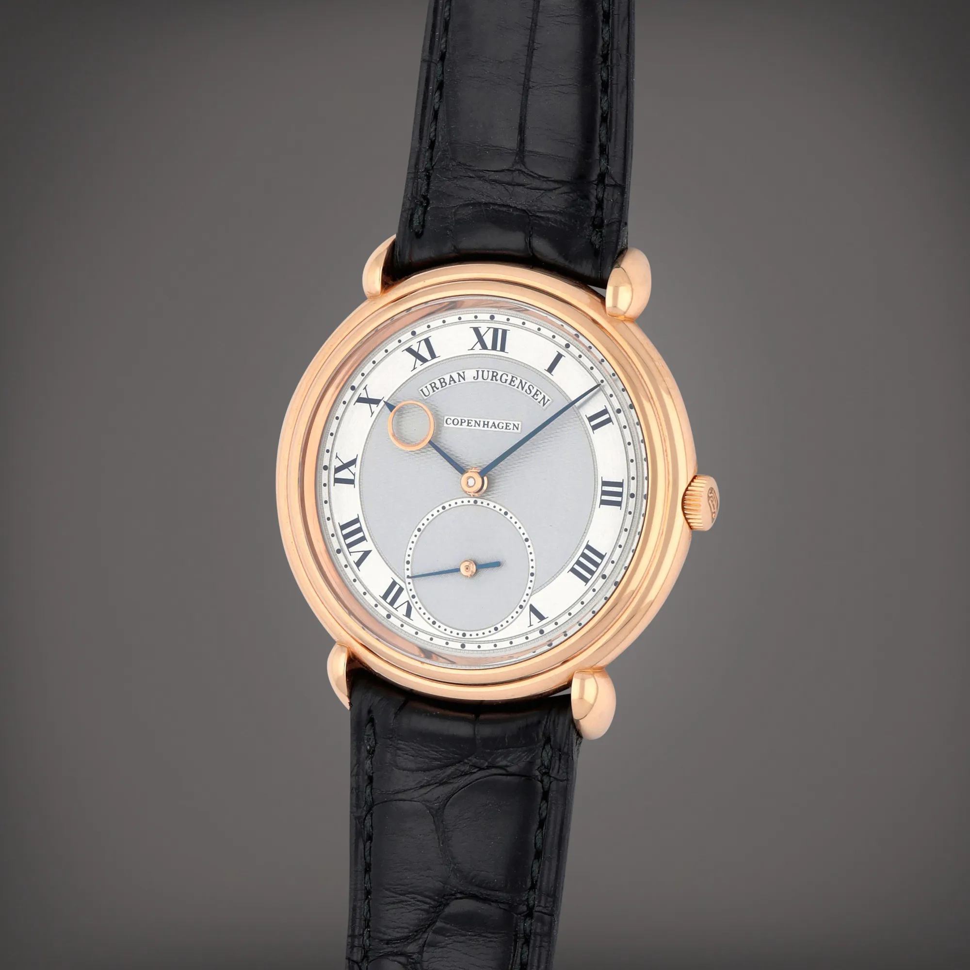 Urban Jürgensen 8 37mm Yellow gold Silver