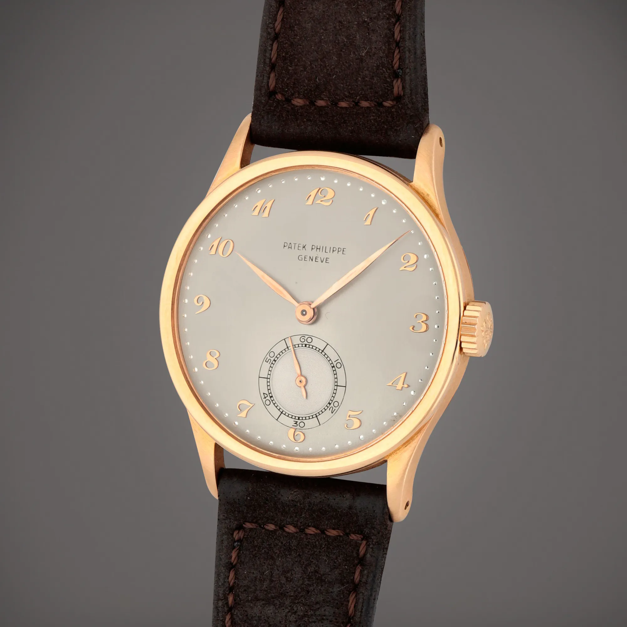 Patek Philippe Calatrava 570 36mm Rose gold Silver