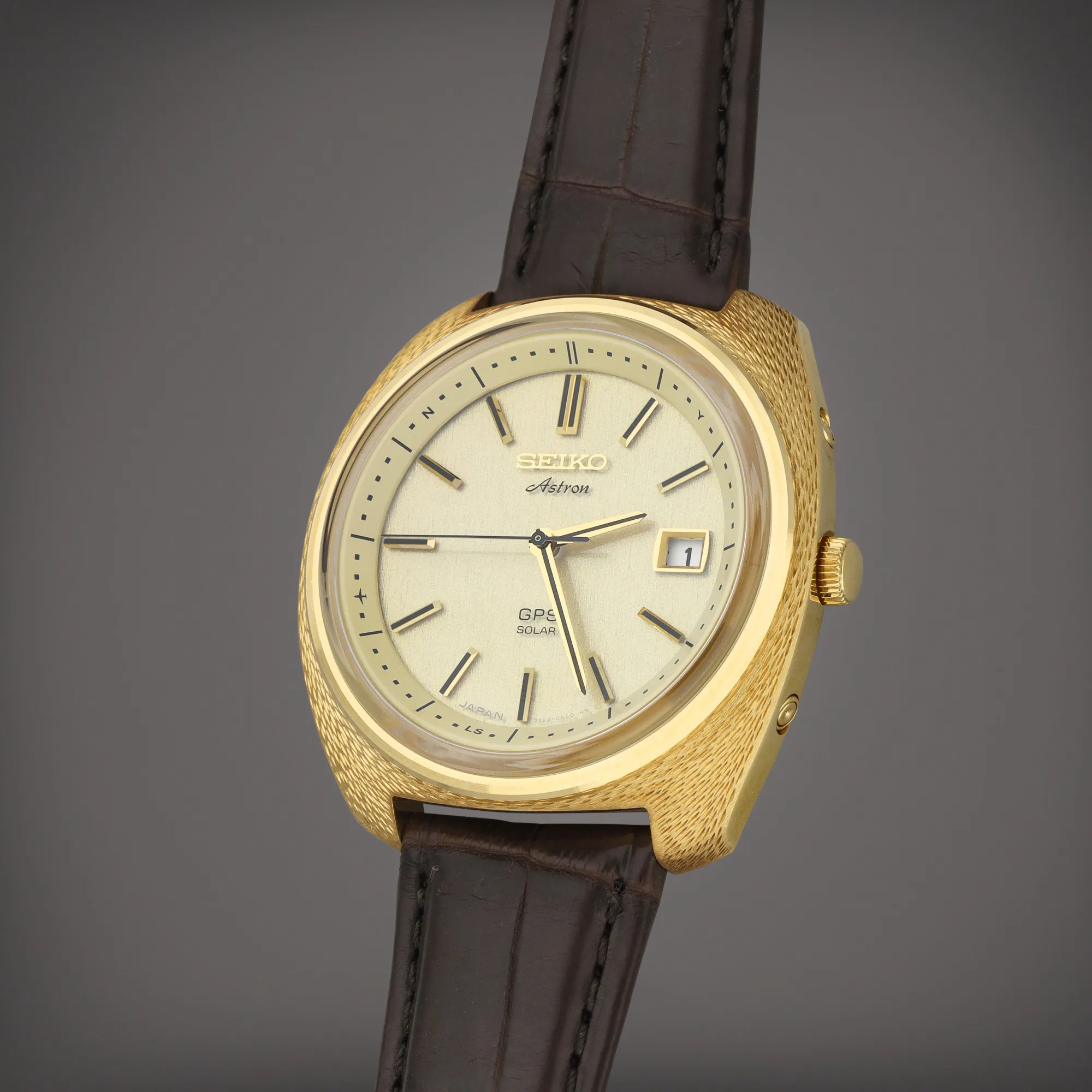 Seiko Astron SBXD002 41mm Yellow gold Gilt