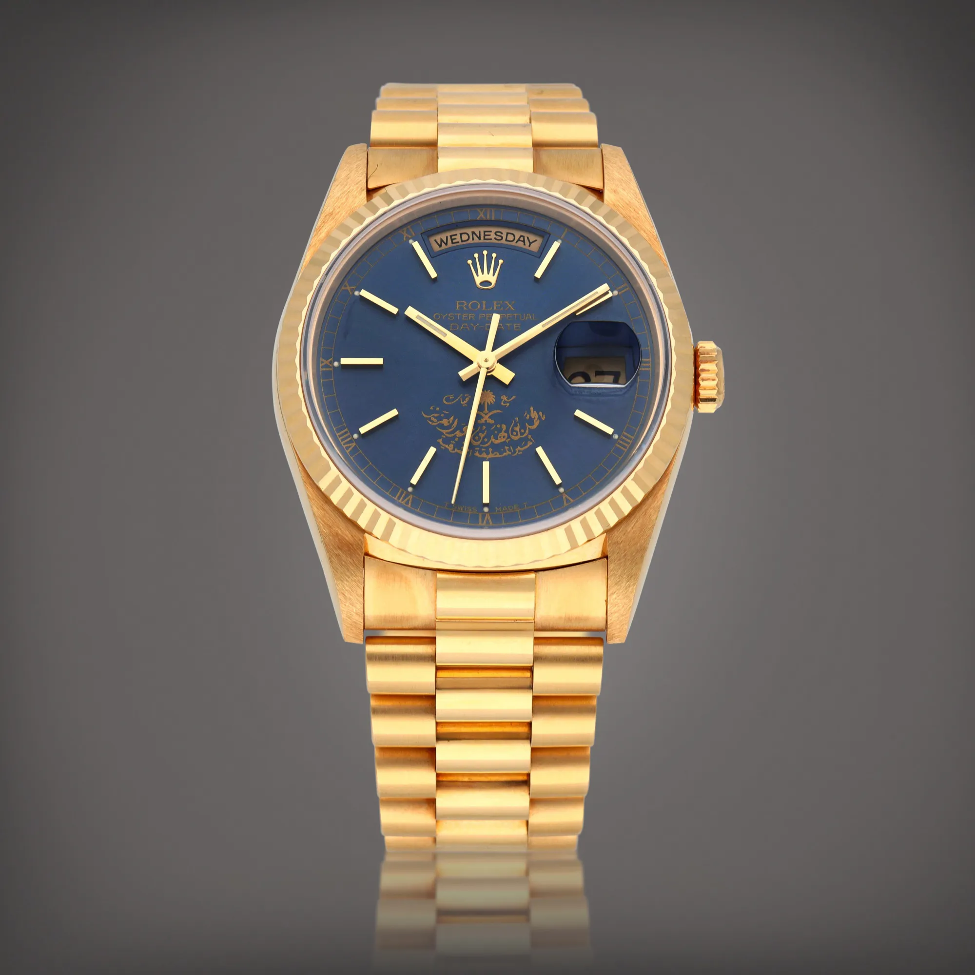 Rolex Day-Date 36 18238 36mm Yellow gold Blue 1