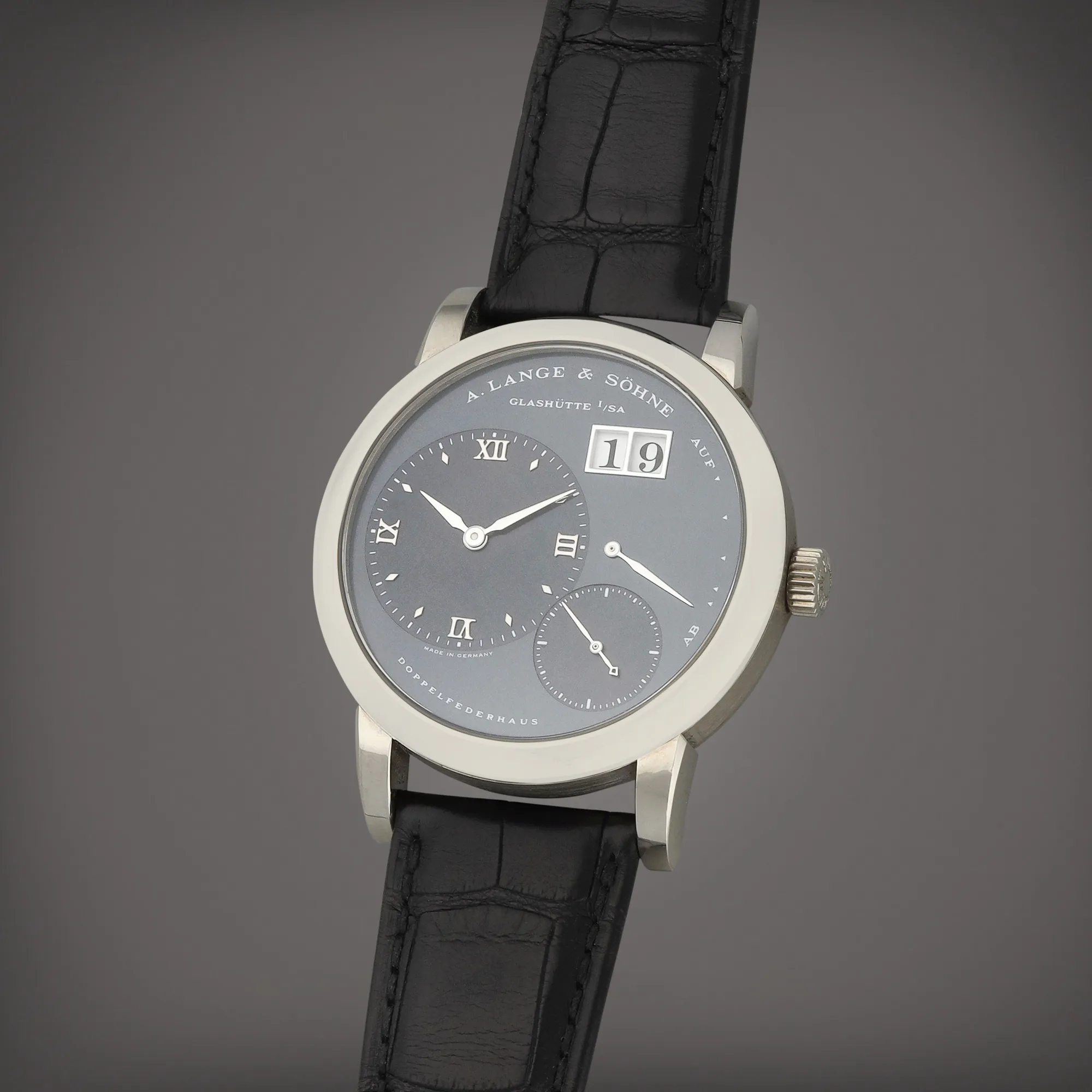 A. Lange & Söhne Lange 1 101.027 38.5mm White gold Blue