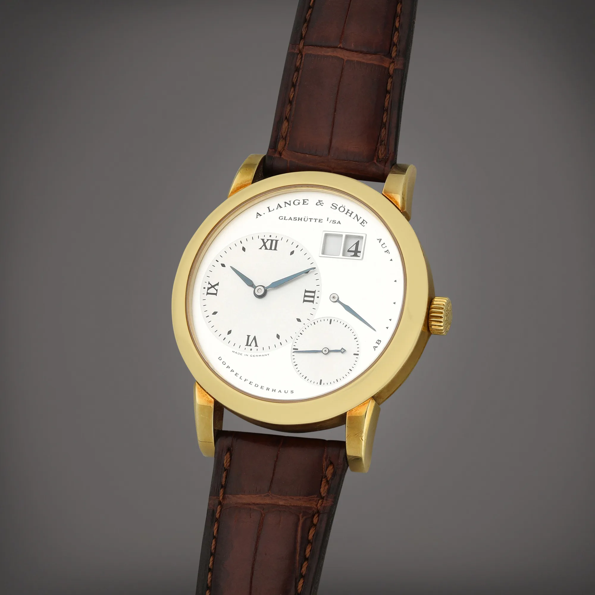 A. Lange & Söhne Lange 1 101.022 38.5mm Yellow gold Silver