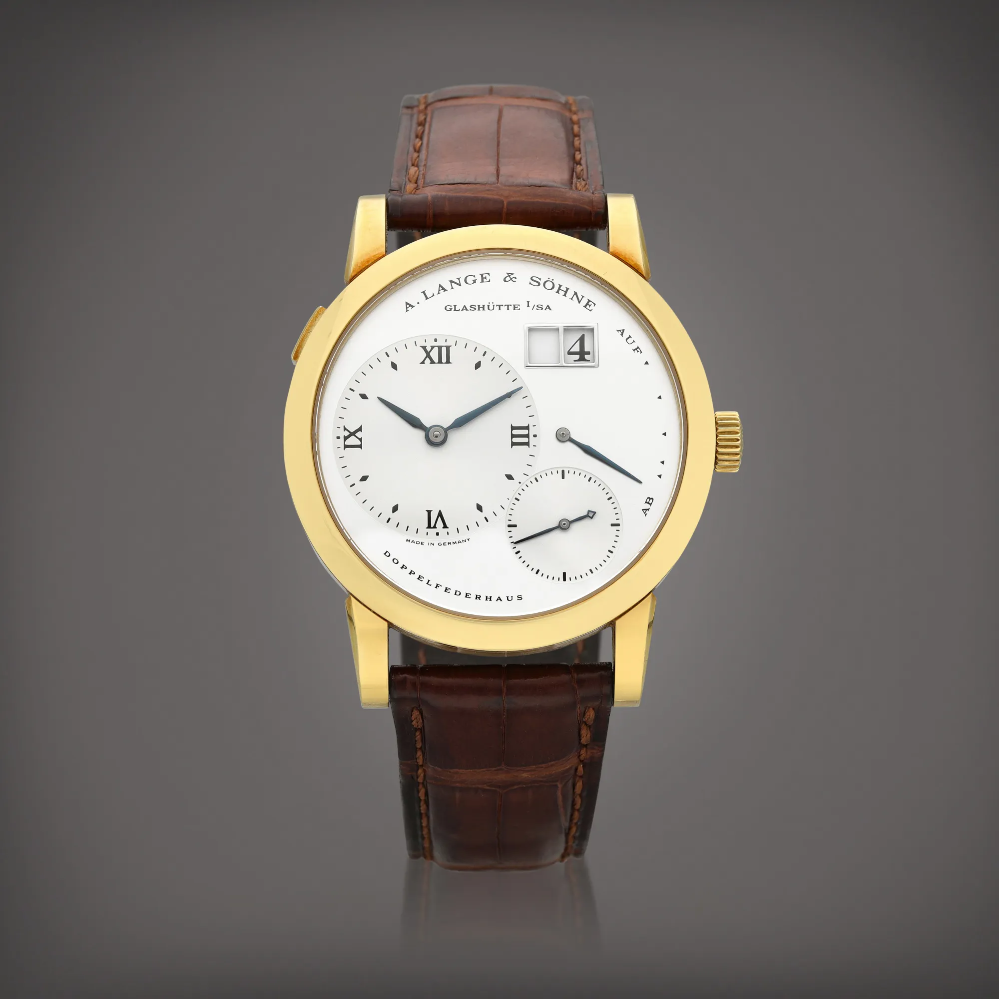 A. Lange & Söhne Lange 1 101.022 38.5mm Yellow gold Silver 1