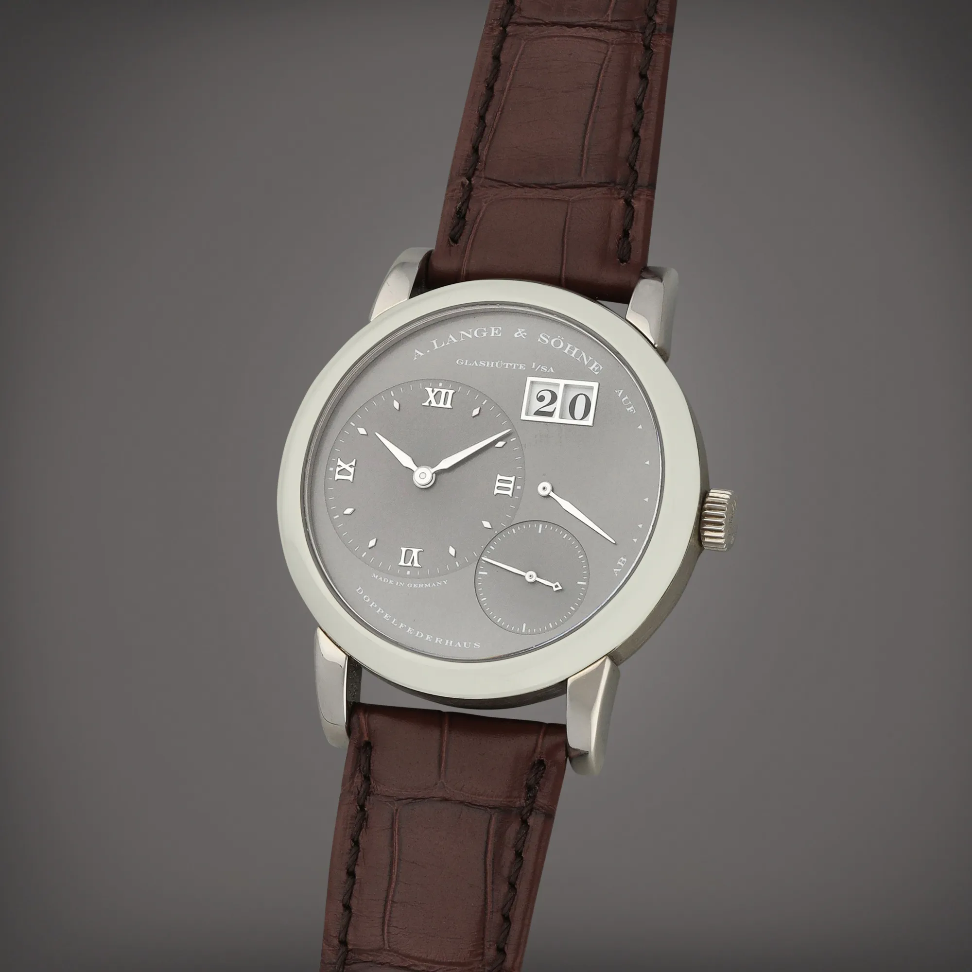 A. Lange & Söhne Lange 1 101.030 38.5mm White gold Gray