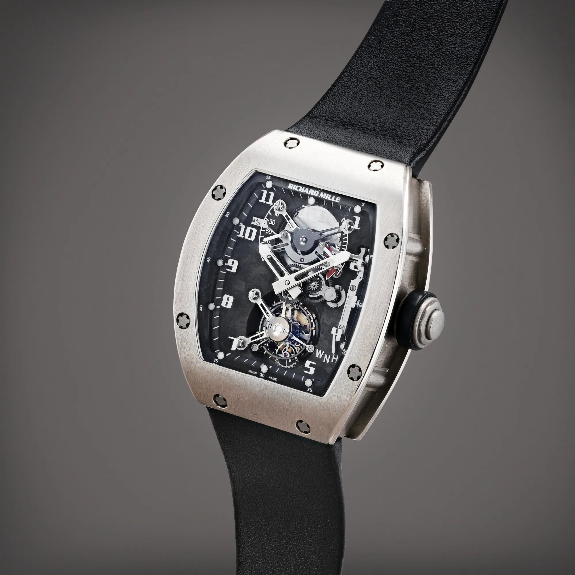 Richard Mille RM 002 38mm White gold Semi-skeletonized