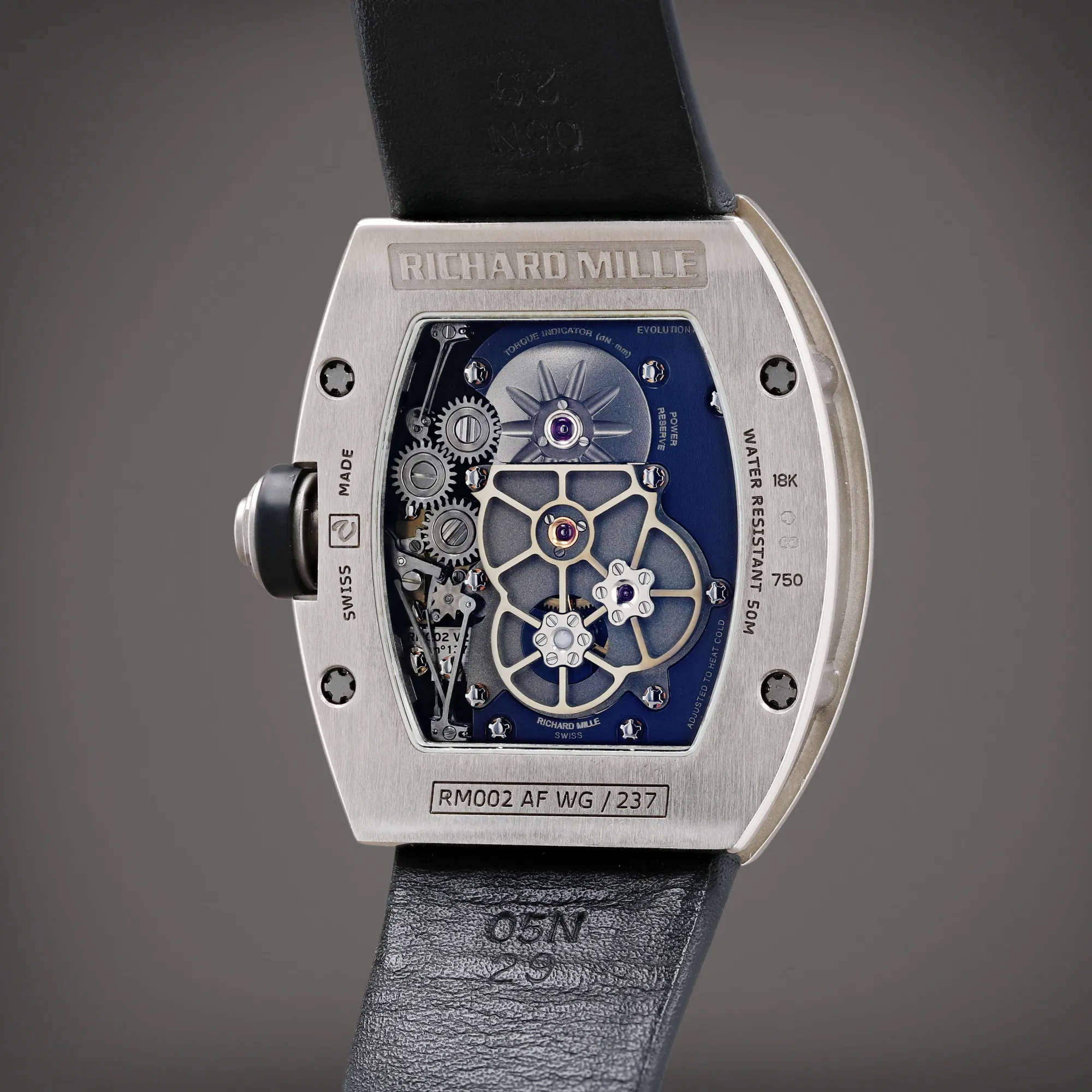 Richard Mille RM 002 38mm White gold Semi-skeletonized 4