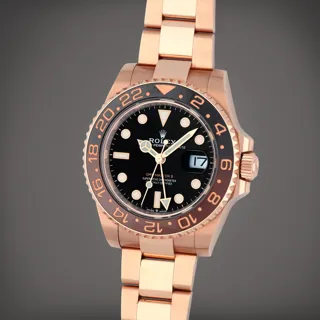 Rolex GMT-Master II 126715CHNR Everose gold Black