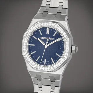 Audemars Piguet Royal Oak 15551ST.ZZ.1356ST.05 Stainless steel Blue