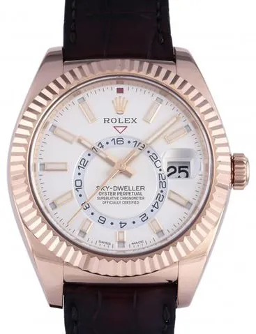 Rolex Sky-Dweller 326135 42mm Red gold White