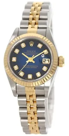 Rolex Datejust 69173G 26mm Stainless steel Blue