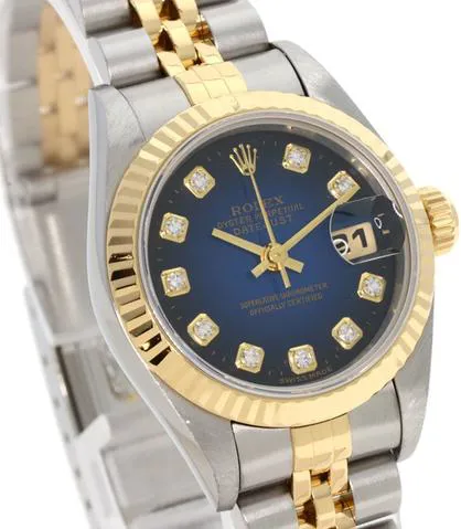 Rolex Datejust 69173G 26mm Stainless steel Blue 3