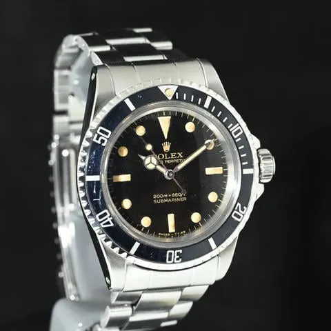 Rolex Submariner 5513 40mm Stainless steel Black