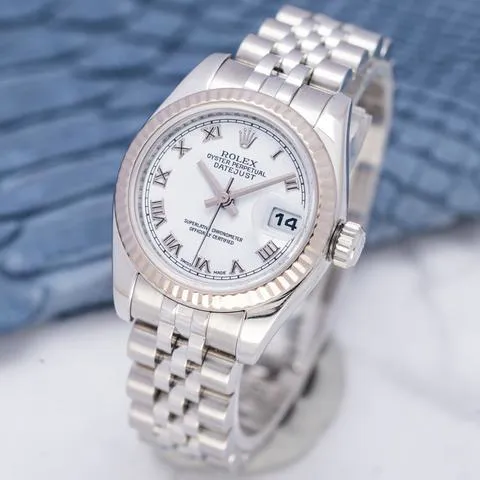 Rolex Lady-Datejust 179174 26mm Stainless steel White