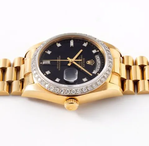 Rolex Day-Date 36 18048 36mm Yellow gold Black 6