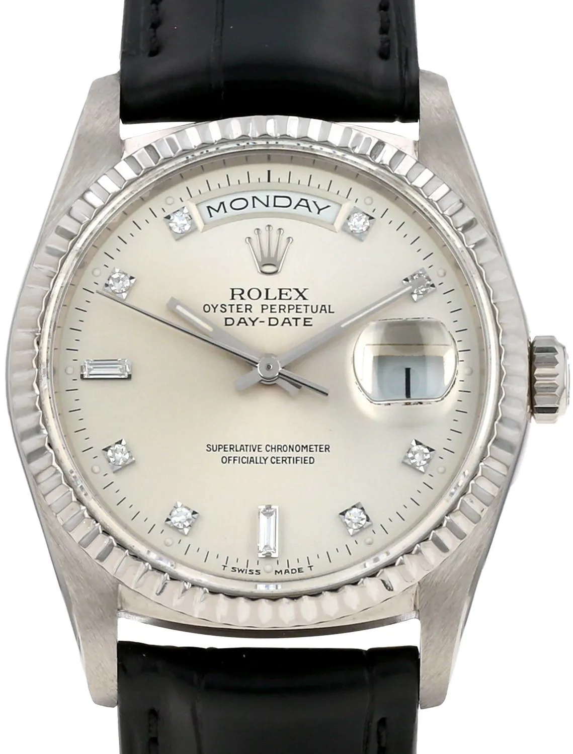 Rolex Day-Date 36 18239 36mm White gold Silver