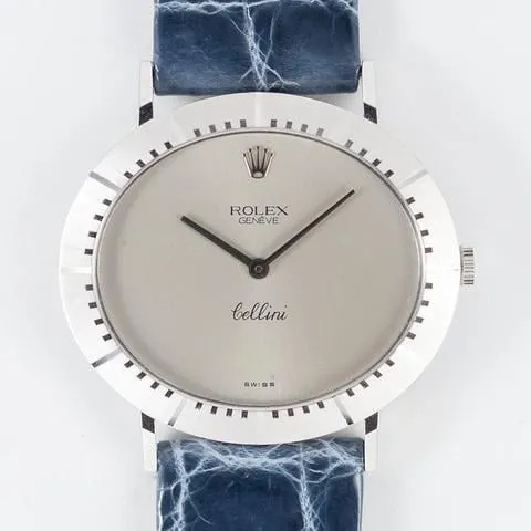 Rolex Cellini 4083 28.7mm White gold Gray