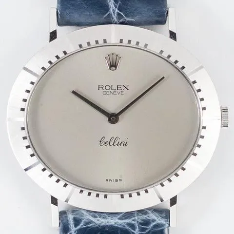 Rolex Cellini 4083 28.7mm White gold Gray 9