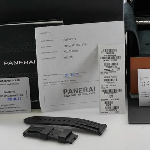 Panerai Luminor PAM 00775 44mm Stainless steel White 2