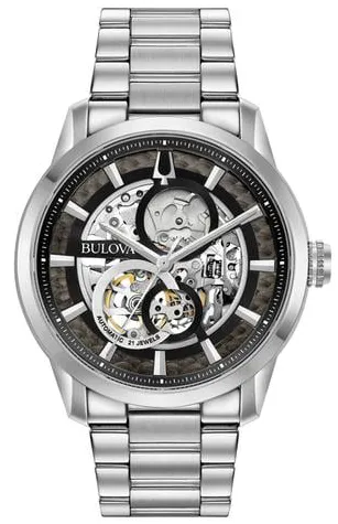 Bulova Classic 96A208 43mm Stainless steel Black