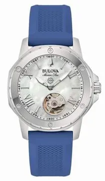 Bulova Marine Star 96L324 35mm Stainless steel Mother-of-pearl