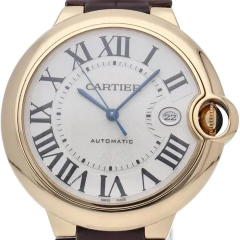 Cartier Ballon Bleu W6900551 42mm Yellow gold Silver