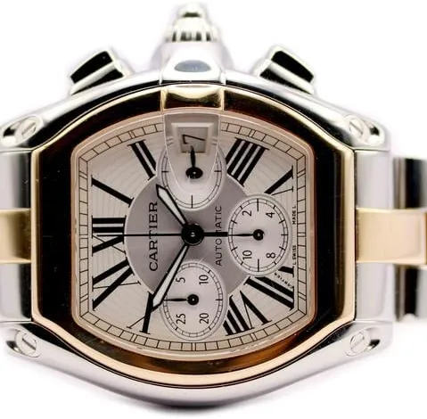 Cartier Roadster 2618 40mm Yellow gold and Stainless steel Silver