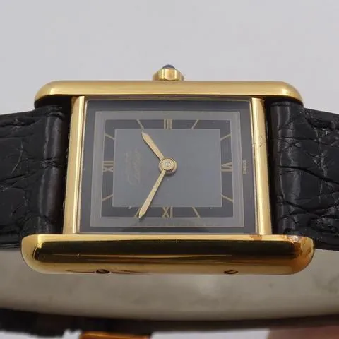 Cartier Tank 366001 20mm Silver Black