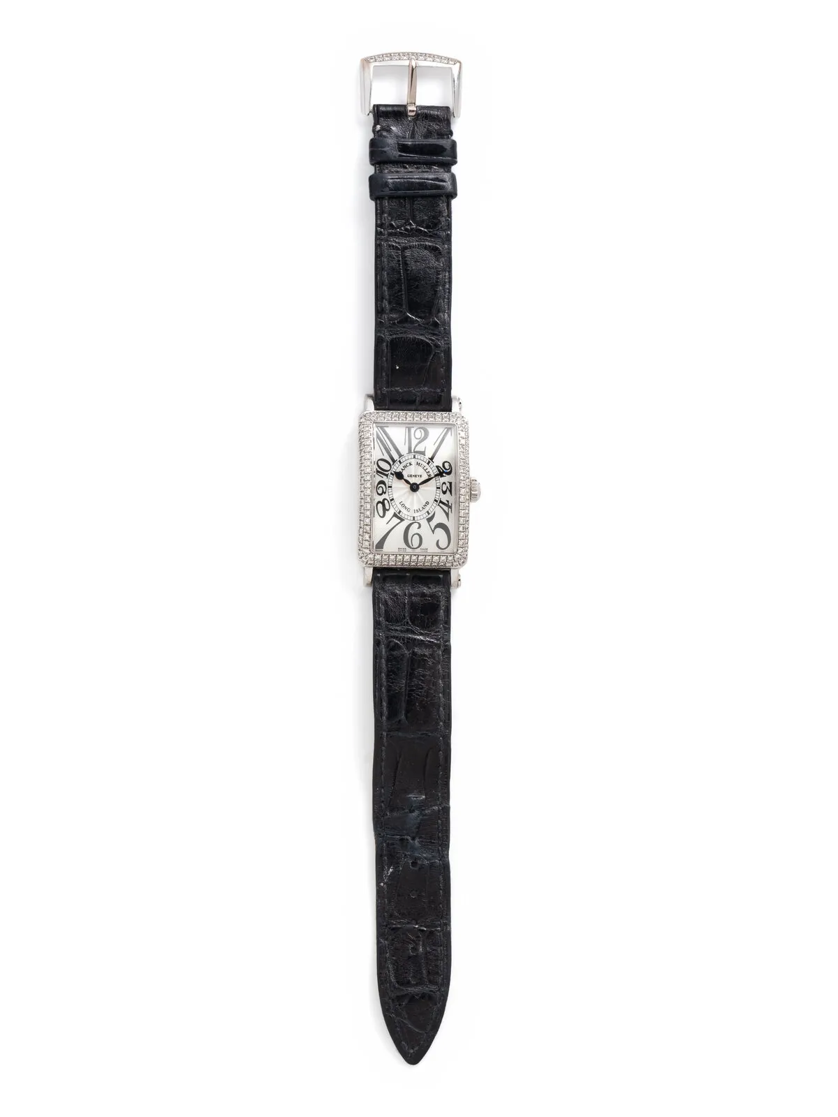 Franck Muller Long Island 23mm White gold and Diamond Silver