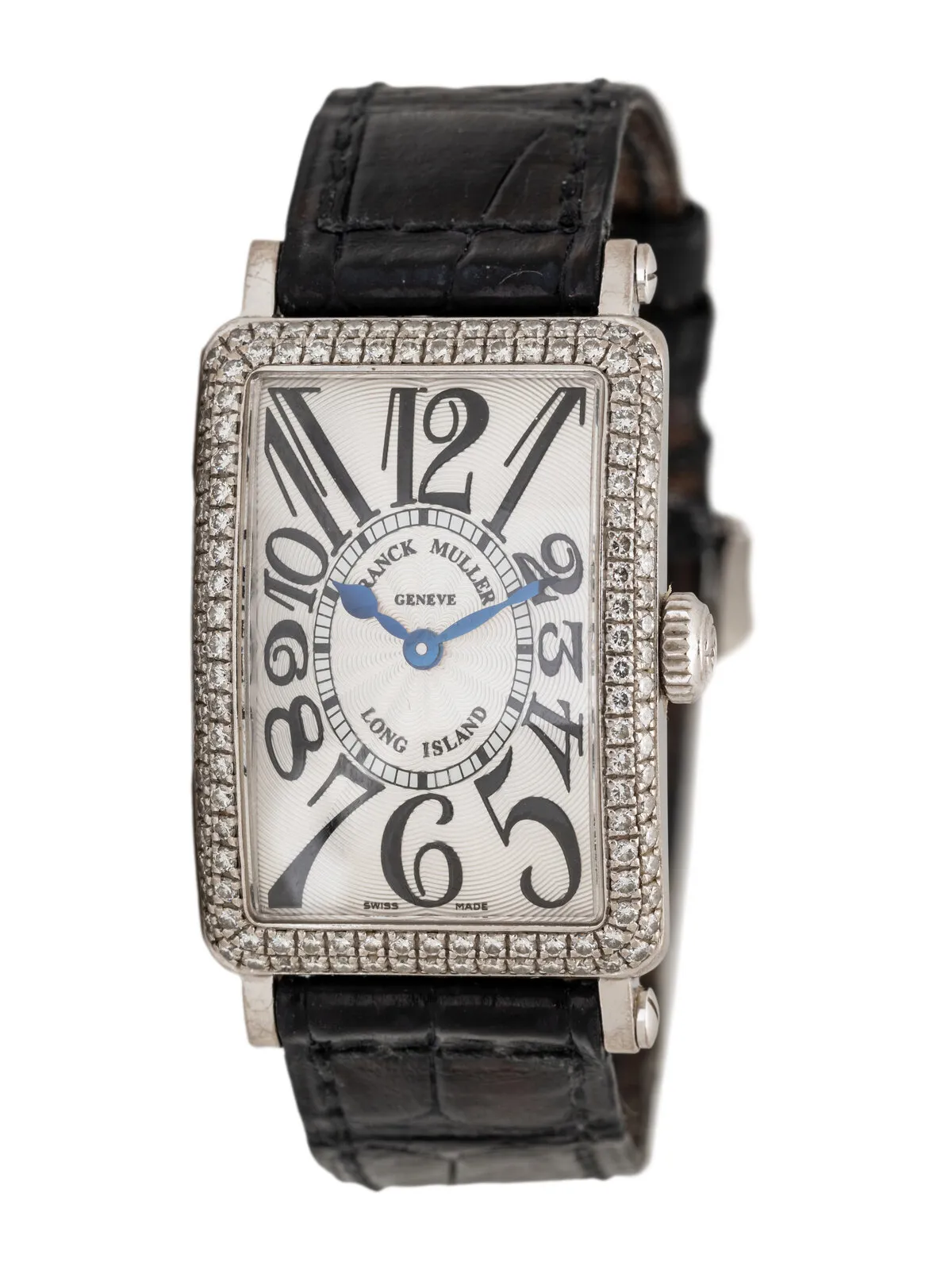 Franck Muller Long Island 23mm White gold and Diamond Silver 2