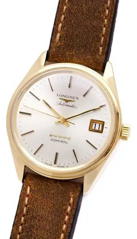 Longines Admiral 8295 1 35mm Yellow gold Silver