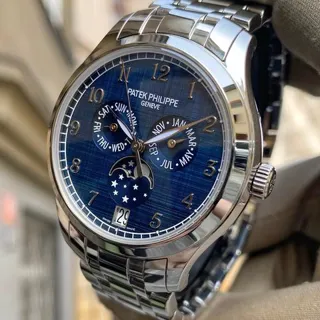 Patek Philippe Annual Calendar 4947/1A-001 38mm Stainless steel Blue