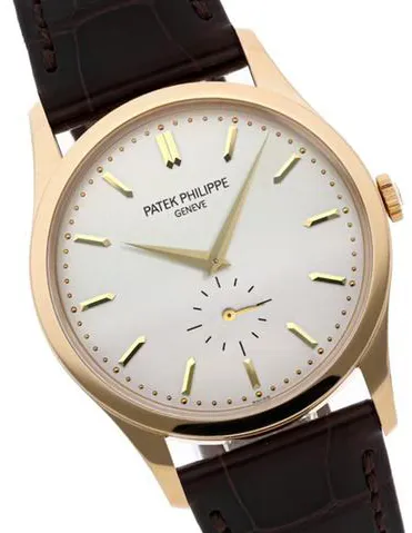 Patek Philippe Calatrava 5196J-001 37mm Yellow gold Silver