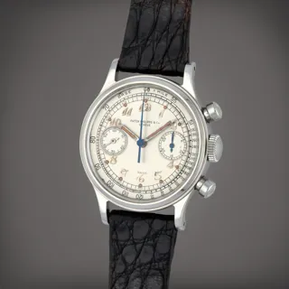 Patek Philippe Chronograph 1463 Stainless steel Silver