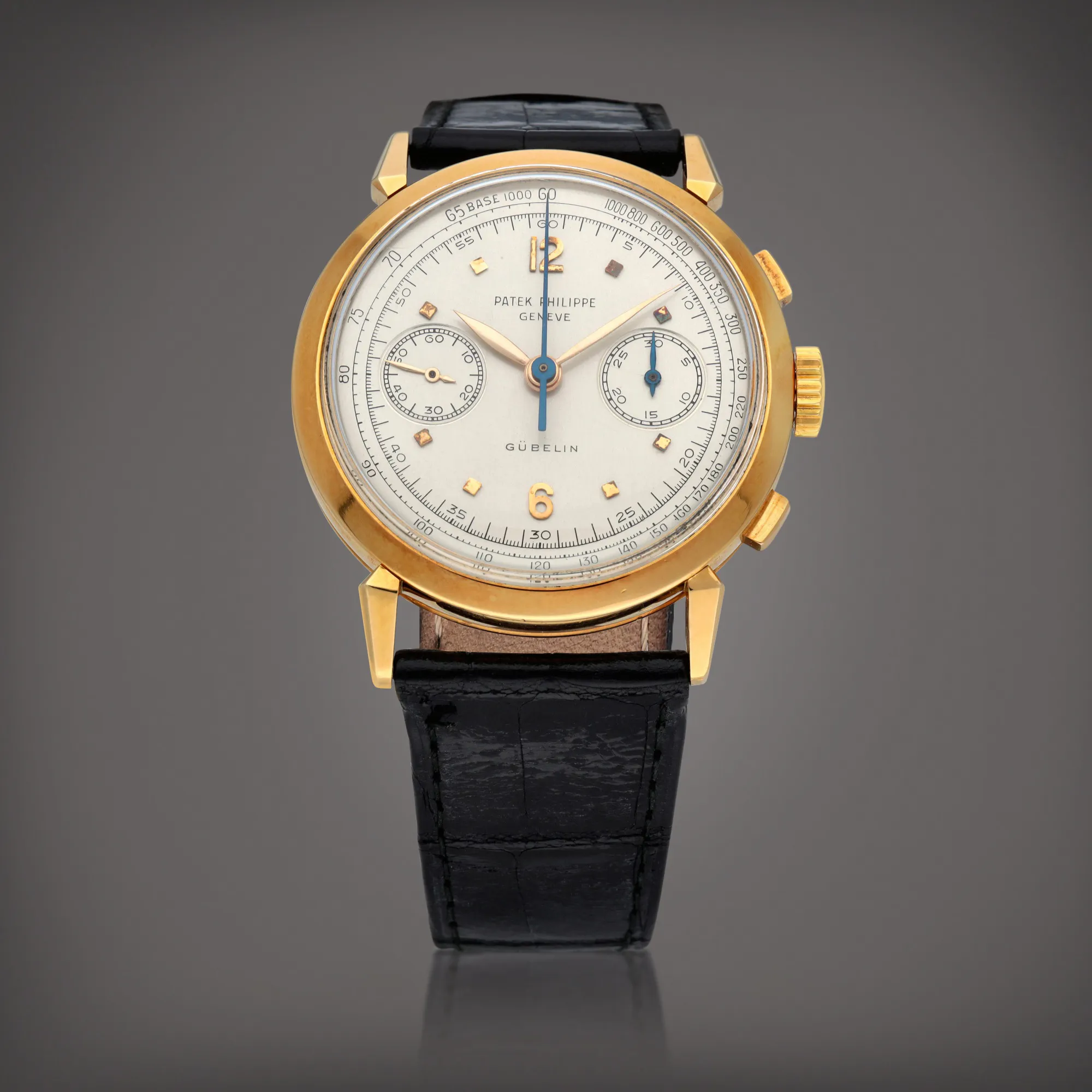 Patek Philippe Chronograph 1579 36mm Yellow gold Silver 1