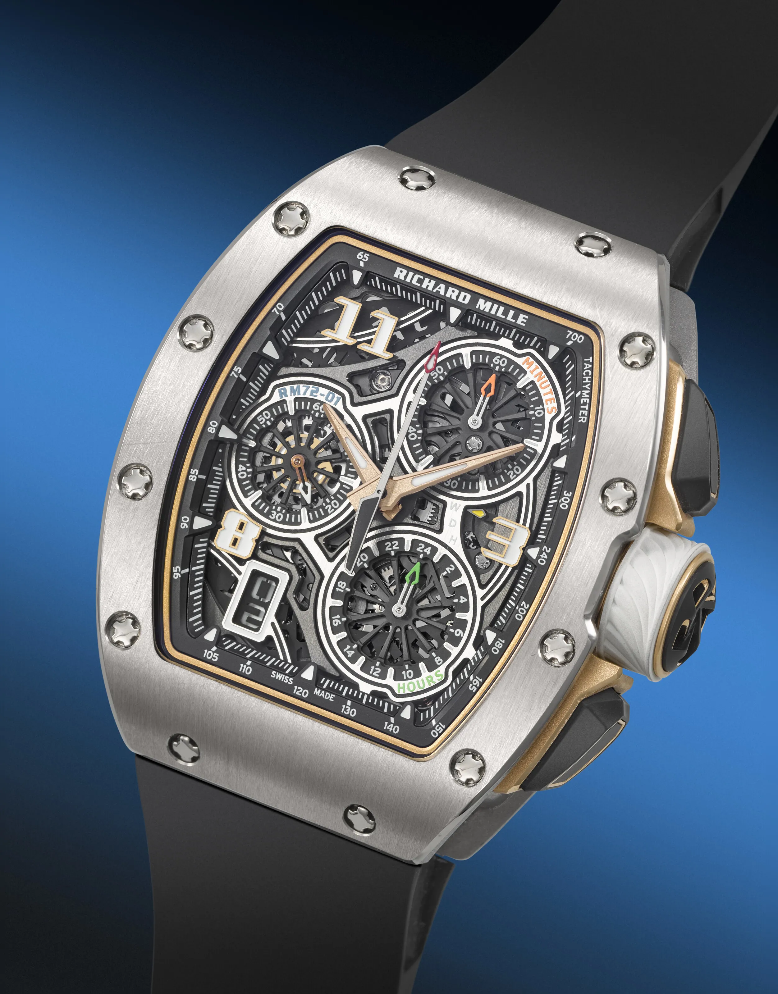 Richard Mille RM72-01 RM72-01 Ti/062 38mm Titanium Semi-skeletonized 1