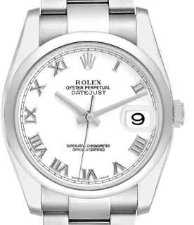 Rolex Datejust 36 116200 Stainless steel White